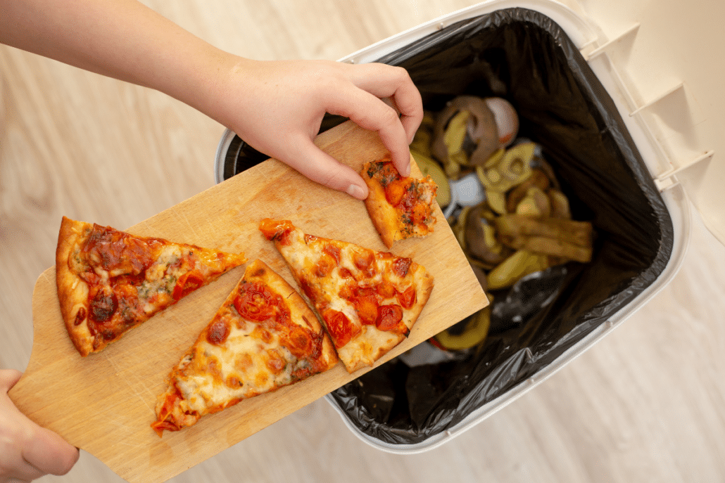 leftover pizza