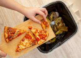 leftover pizza