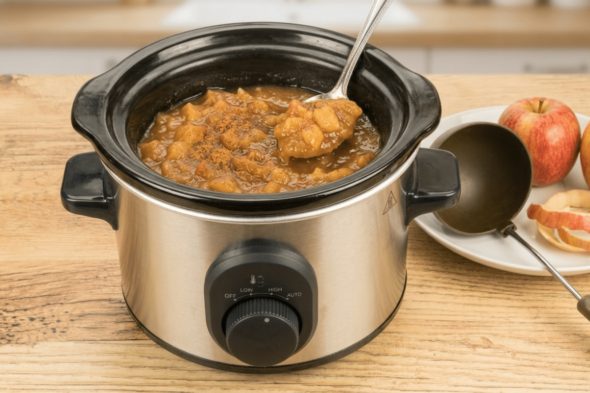 slow cooker applesauce