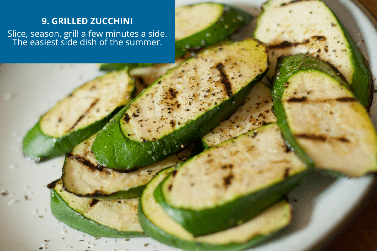 grilled zucchini