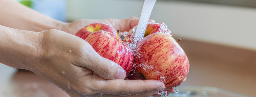 homemade fruit and vegetable produce spray how to wash produce
