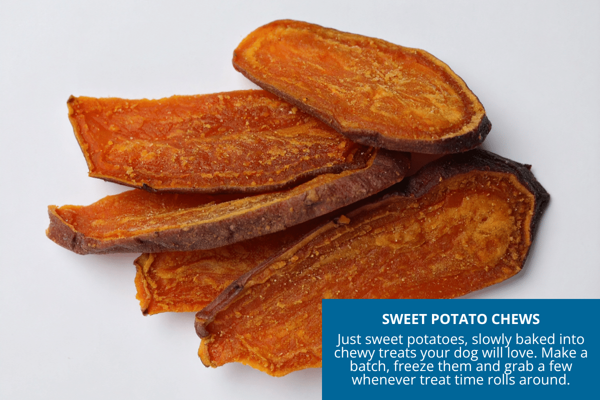 sweet potato chews homemade dog treat recipes dehydrated sweet potato