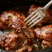 fork tender chinese chicken thighs in slow cooker