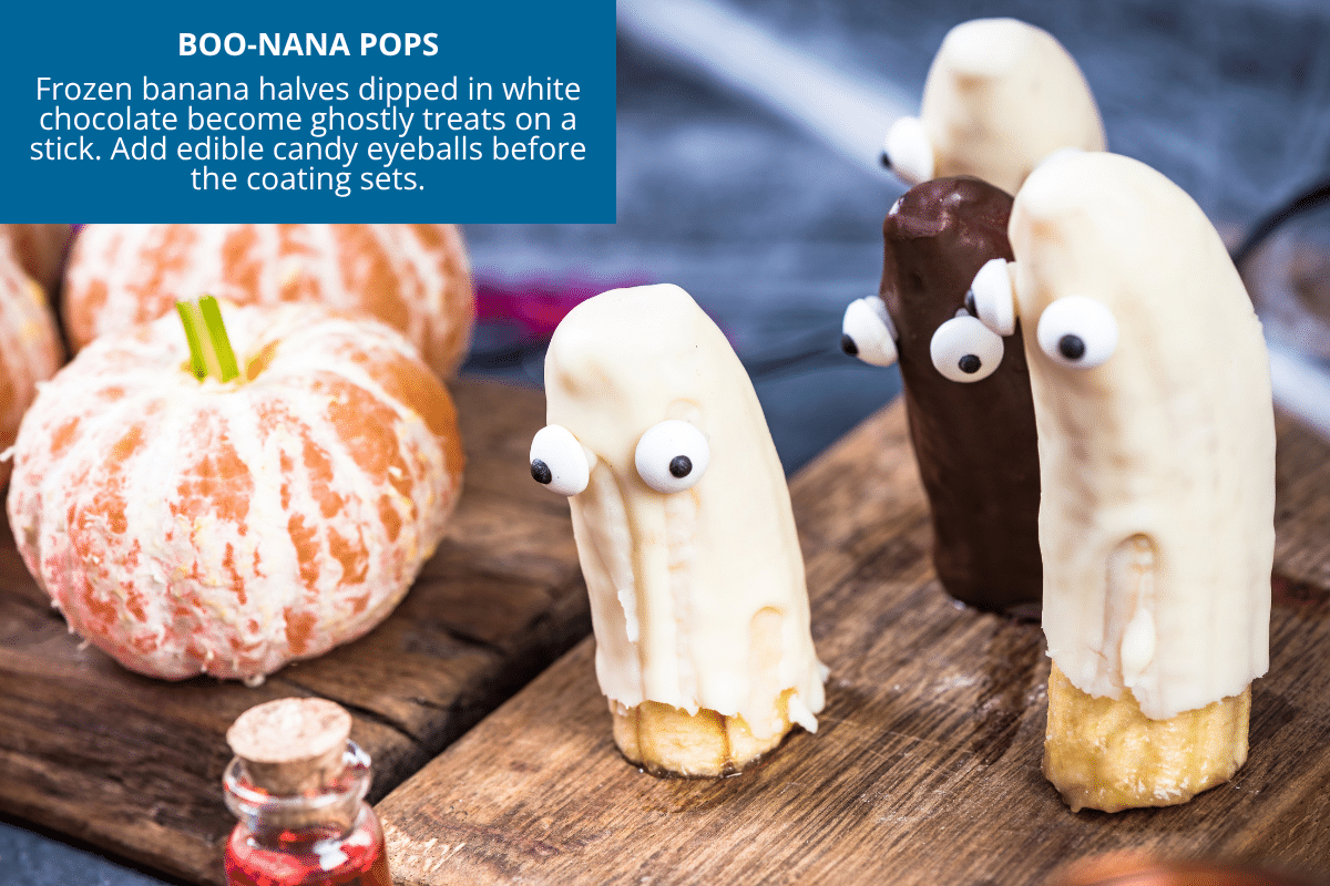 boo-nana banana ghost pops frozen white chocolate