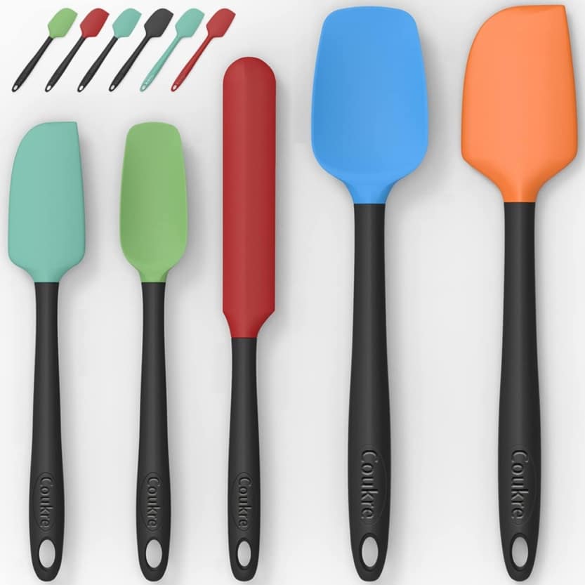 Silicone spatula set in many colors