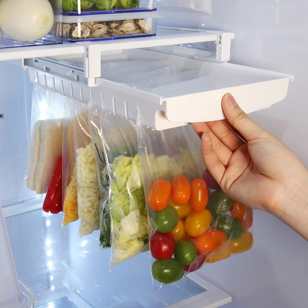 ziploc bag refrigerator organizer
