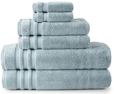 A close up of luxury towels