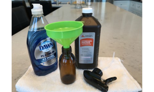 ingredients to make homemade laundry stain remover