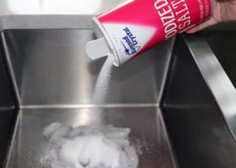 salt and ice to keep garbage disposal running smoothly