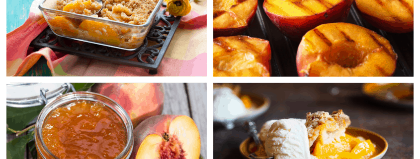 peach collage