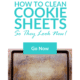 Pin How to Clean Cookies Sheets So They Look New Again!