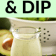 Pin - Creamy Avocado Dressing and Dip
