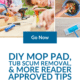 Pin - DIY Mop Pad Replacement, Cheap Tub Scum Removal