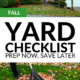 Pin - Fall Yard Tasks