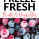 Pin - Frozen Fruits and Vegetables
