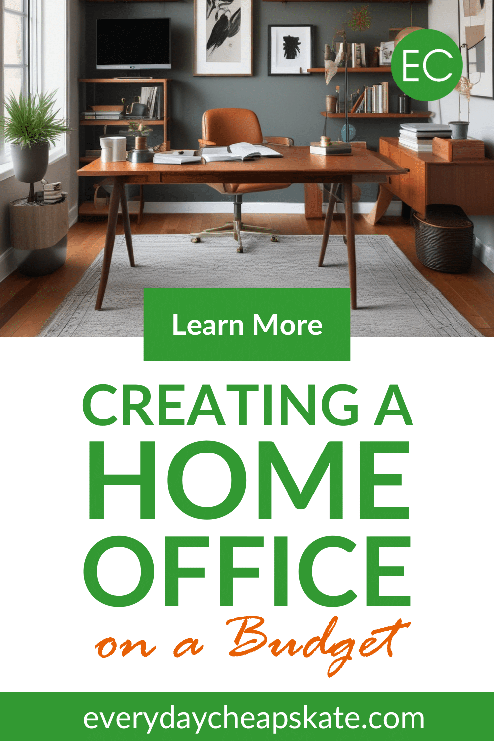 How to Create a Home Office on a Budget • Everyday Cheapskate