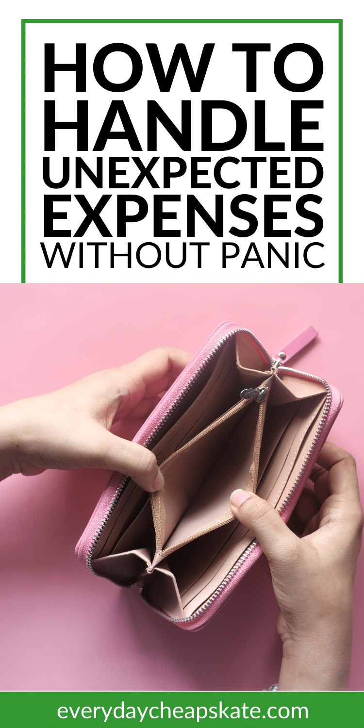 How to Handle Unexpected Expenses Without Panic • Everyday Cheapskate