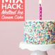 Cake Mix Hack: Melted Ice Cream Cake