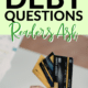 Pin - The Top Credit Card Debt Questions Readers Ask