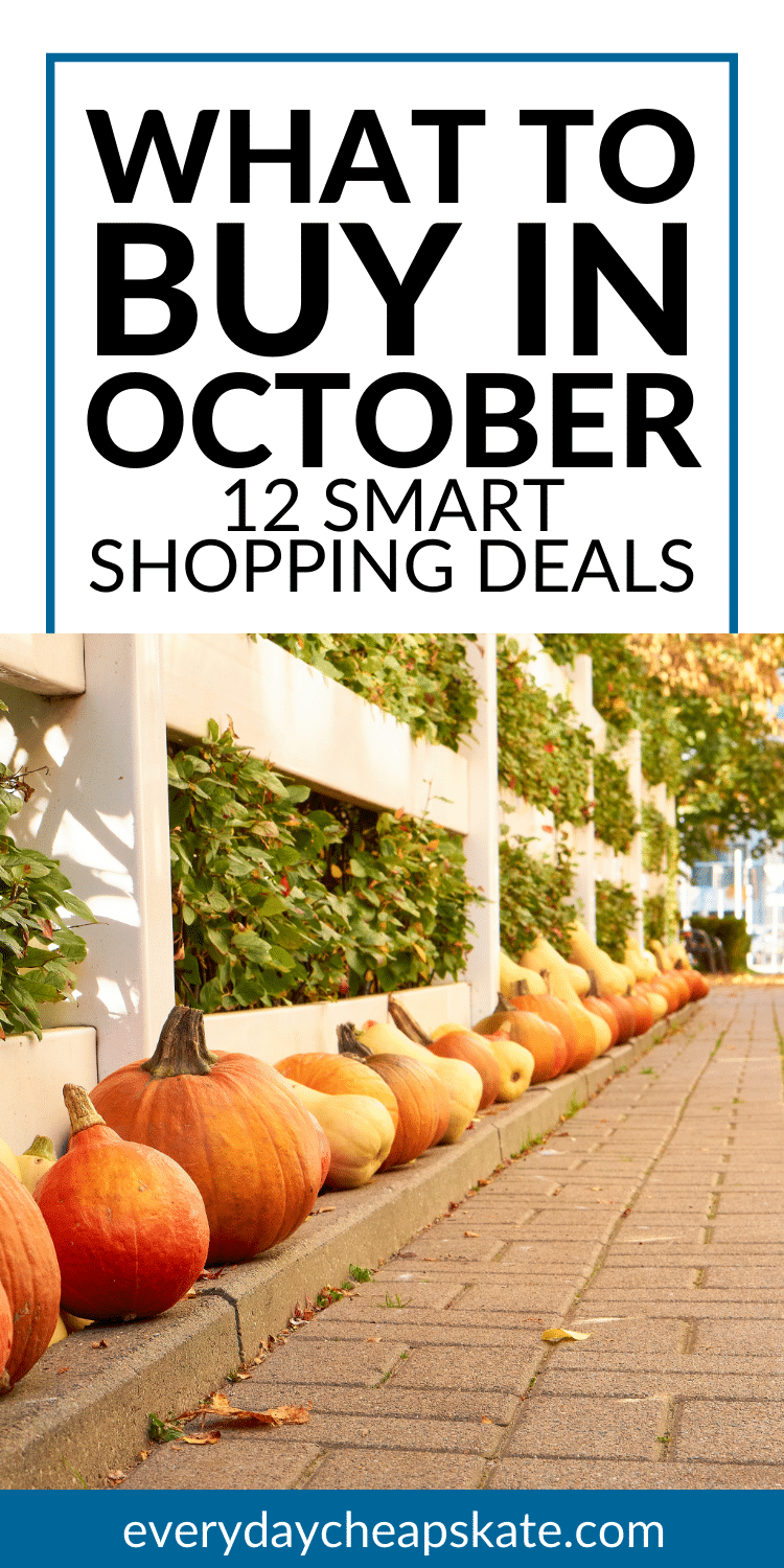 What to Buy in October: 12 Smart Shopping Deals • Everyday Cheapskate