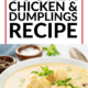 Pin - slow cooker chicken & dumplings recipe