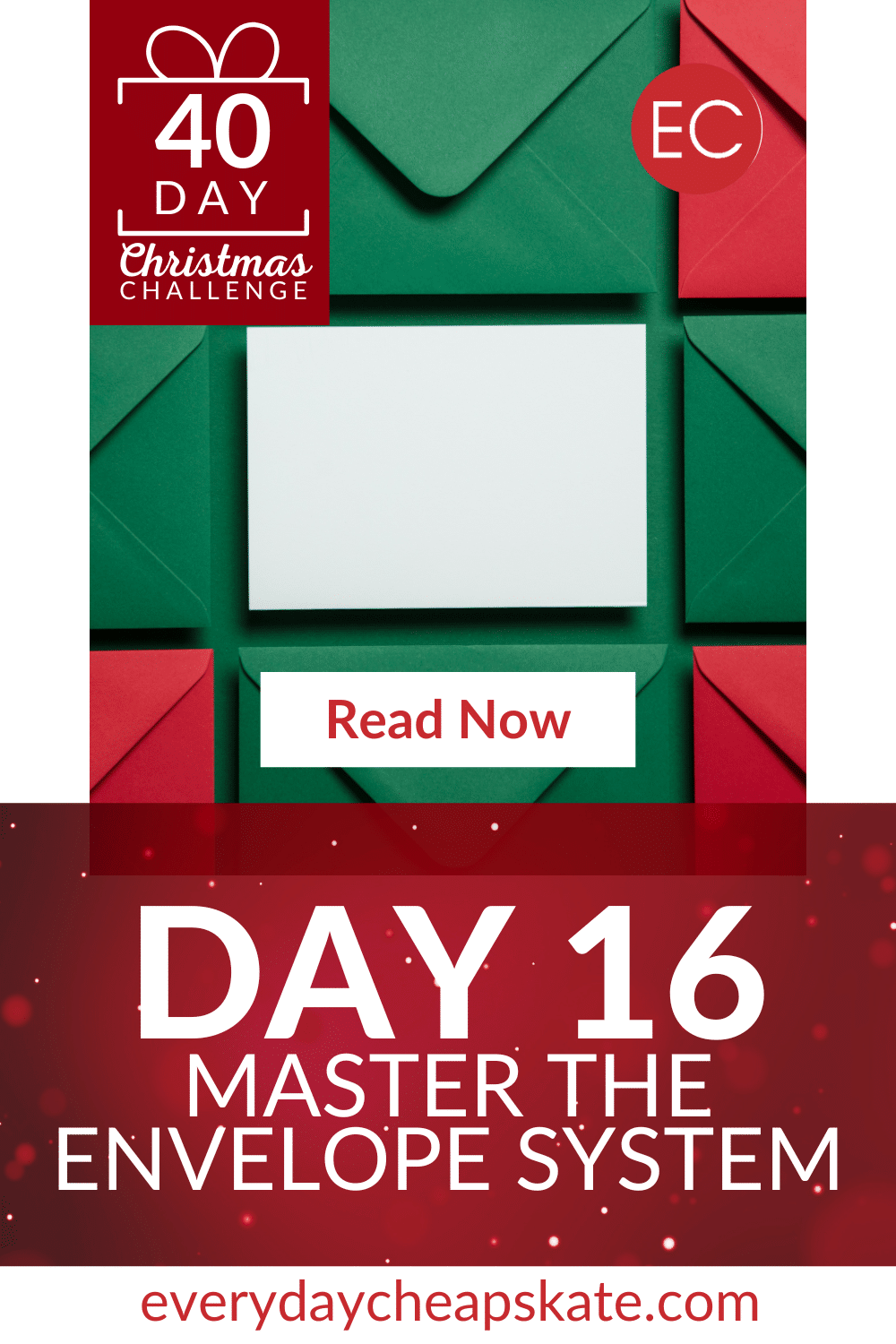 40-Day Christmas Challenge | Day 16 • Master the Envelope System ...
