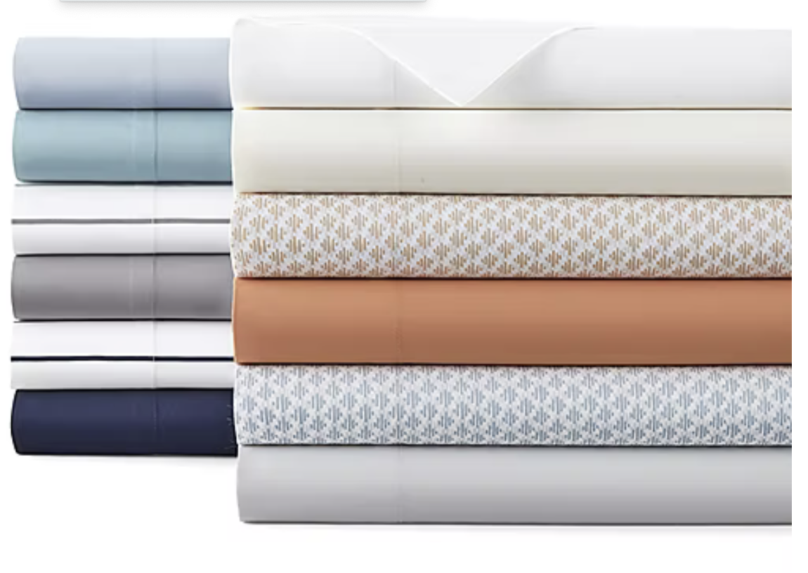 JCPenney Cotton Percale Sheets