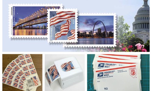 USPS Mail stamps postage