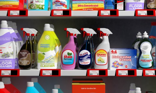 all purpose cleaners on the store shelves