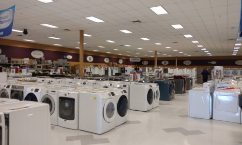 American Freight Sears Outlet Store showing discounted appliances