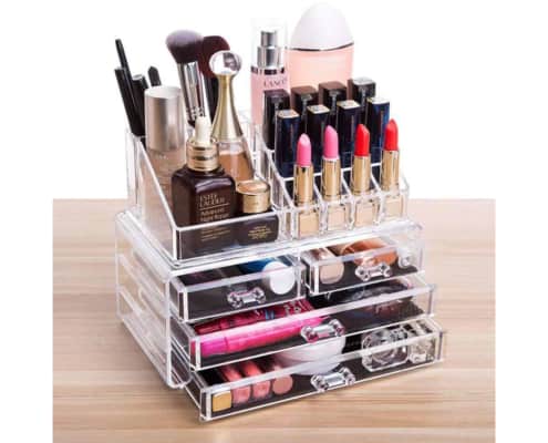 beauty supplies organized
