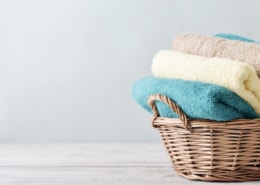 beautiful laundry basked filled with best inexpensive bath towels of multible volors available in 2022
