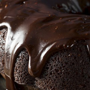 Sweet Homemade Dark Chocolate Bundt Cake Ready to Eat