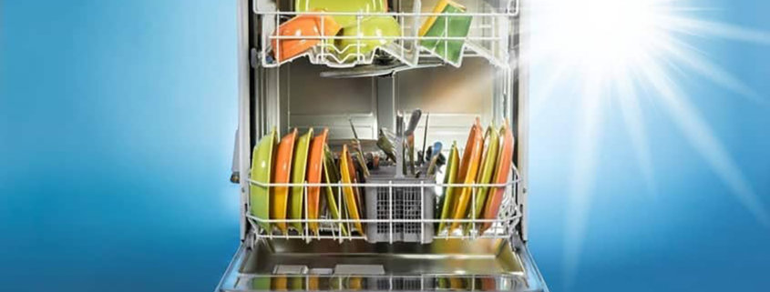 sparkling clean dishwasher