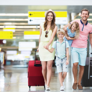 family travel airport