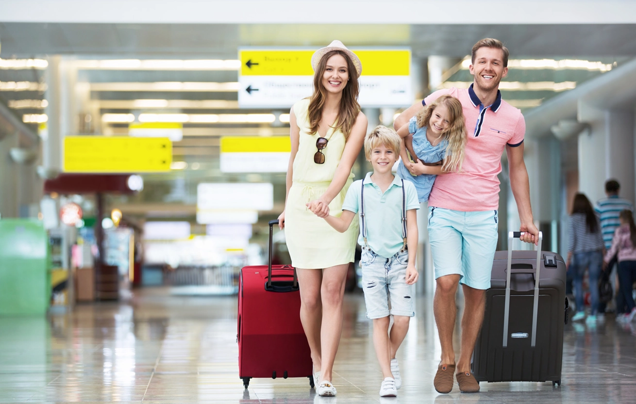 family travel airport