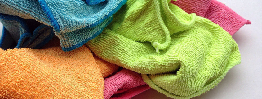 6 x Microfibre Cleaning Cloths for professional valeting and budget 