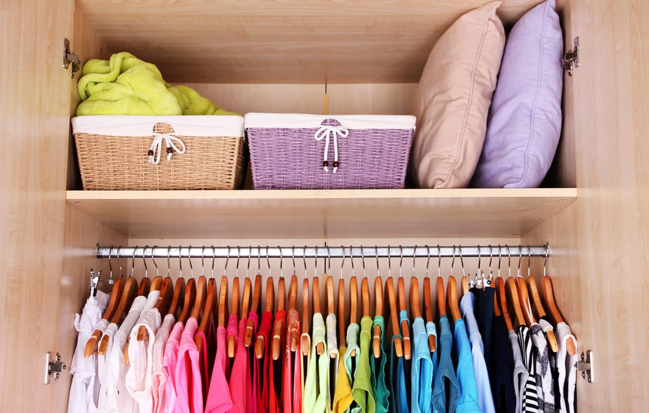 beautifully organized closet