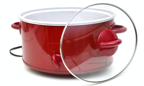 red slow cooker