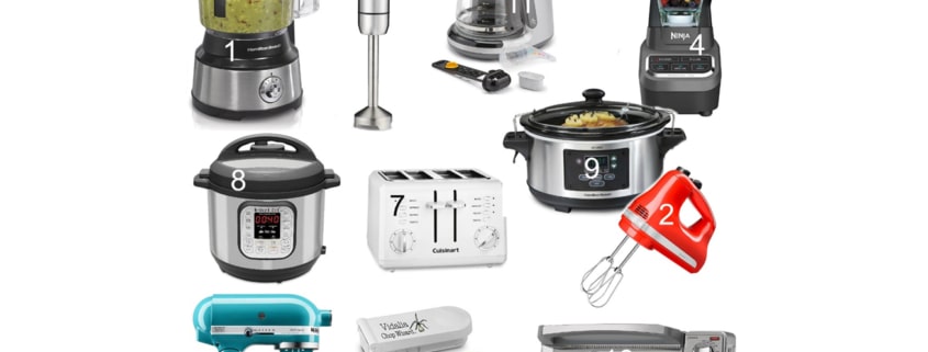 collage of small appliances