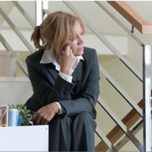 woman distressed job loss